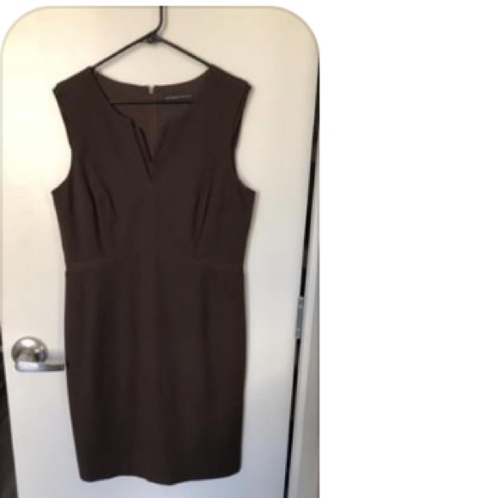 Brown Sleeveless Dress